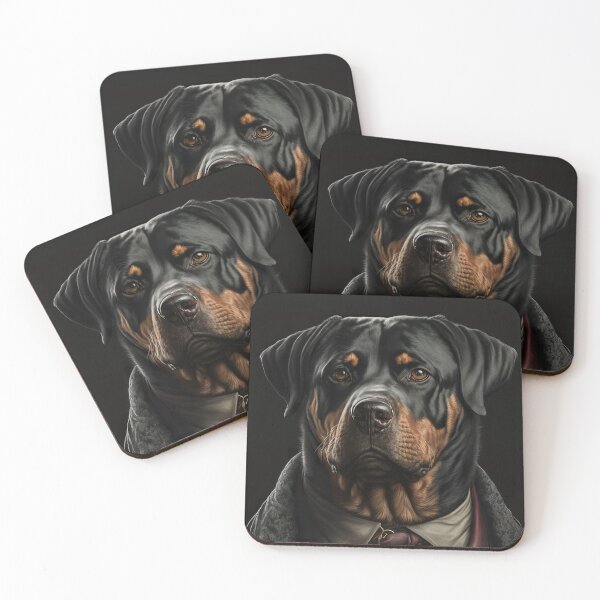 Artikelvorschau, Ein Porträt eines Rottweilers entworfen und verkauft von ArtistMark00.
