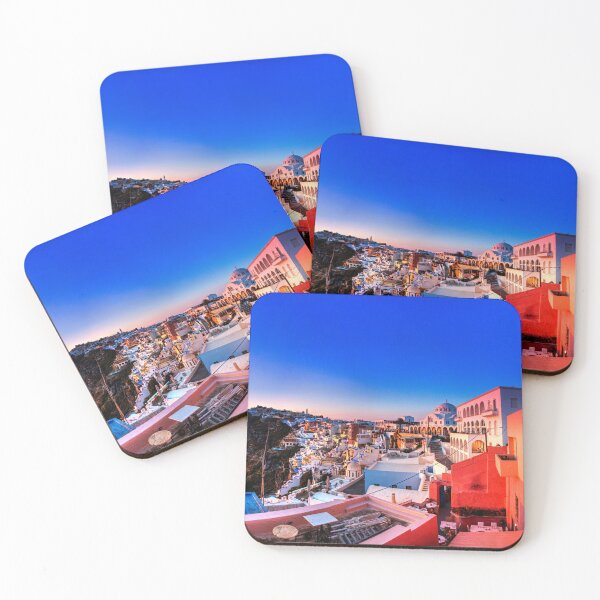 Item preview, Santorini Sunset Panorama  designed and sold by Paul Thompson Photography.