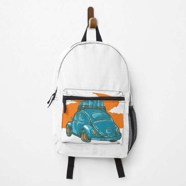Item preview, Blue Old Car With Lugagge designed and sold by HowreSketch.