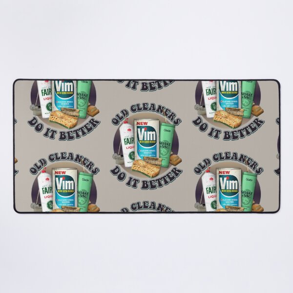 Item preview, Old Cleaners Do It Better (Circular Version) - Funny Retro Cleaning Products - Vintage 70s 80s  designed and sold by RetroTeeStudio.
