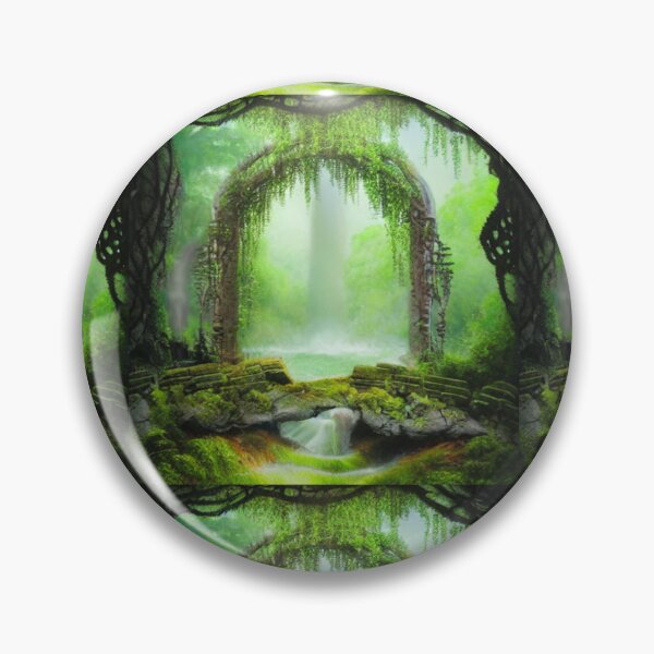 Item preview, Lost Forest Temple 5 - Throw Pillows and Prints.  designed and sold by ScatterHub.