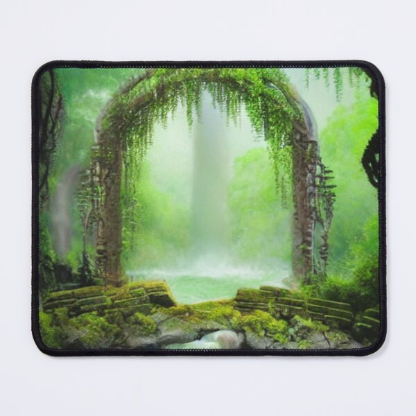 Item preview, Lost Forest Temple 5 - Throw Pillows and Prints. designed and sold by ScatterHub.