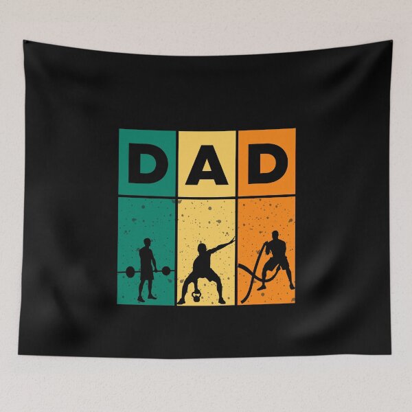 Item preview, Living that gym fitness Dad life | Motivational quotes sayings designed and sold by Shambusiness.