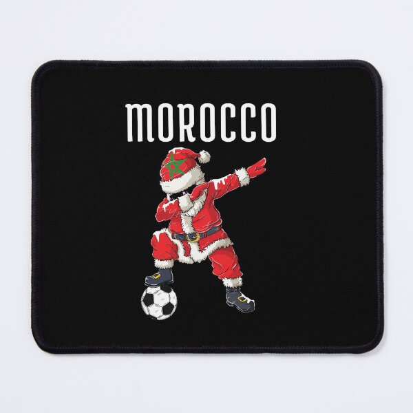 Item preview, Dabbing Santa with Moroccan Flag Gift Soccer Team For Morocco Fans- Christmas designed and sold by ollalla.