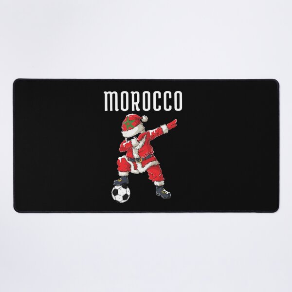Item preview, Dabbing Santa with Moroccan Flag Gift Soccer Team For Morocco Fans- Christmas designed and sold by ollalla.