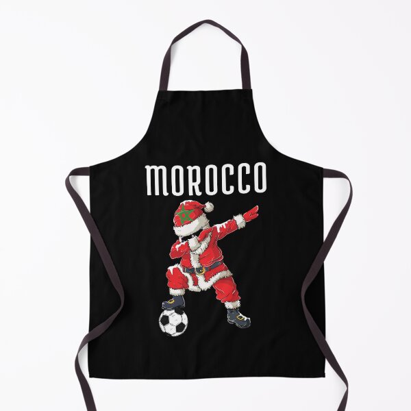 Item preview, Dabbing Santa with Moroccan Flag Gift Soccer Team For Morocco Fans- Christmas designed and sold by ollalla.