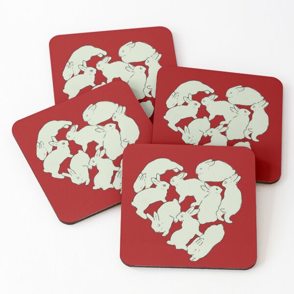 Item preview, coquette bunny heart designed and sold by girlbossmoment.