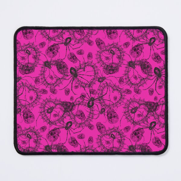 Item preview, Skulls and spiders MAGENTA designed and sold by suzeArtUK.