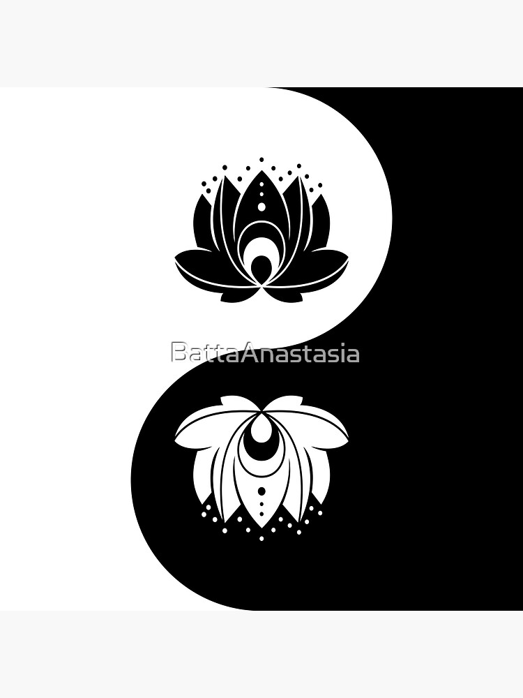 Hot Yin-Yang Lotus Home Decor