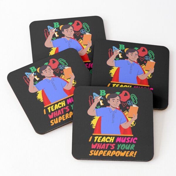 Item preview, I Teach Music What's Your Superpower designed and sold by superteachers.