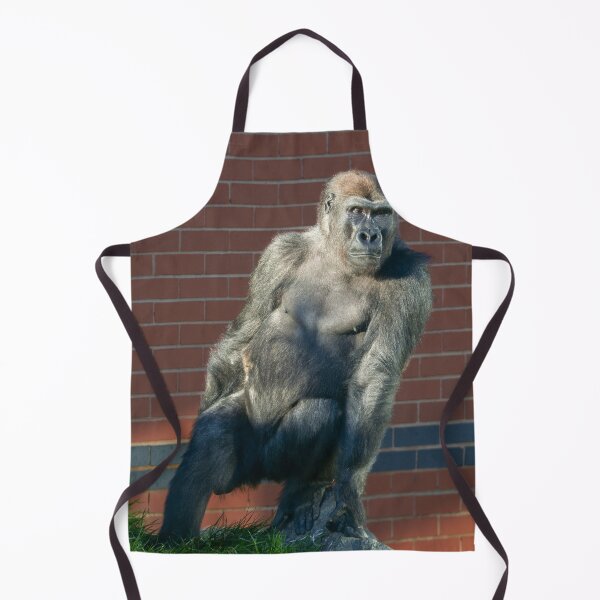 Item preview, Gorilla Sitting On A Rock designed and sold by rawshutterbug.