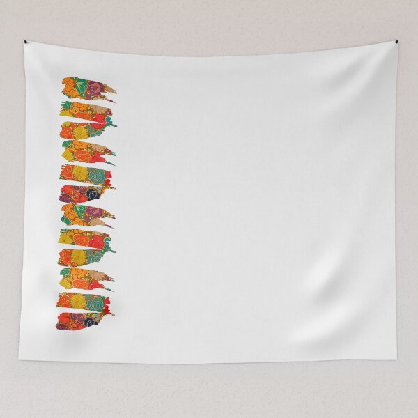 Item preview, African Fabric - A Touch of Culture Vertical Runner Design designed and sold by AfriStyleUK.