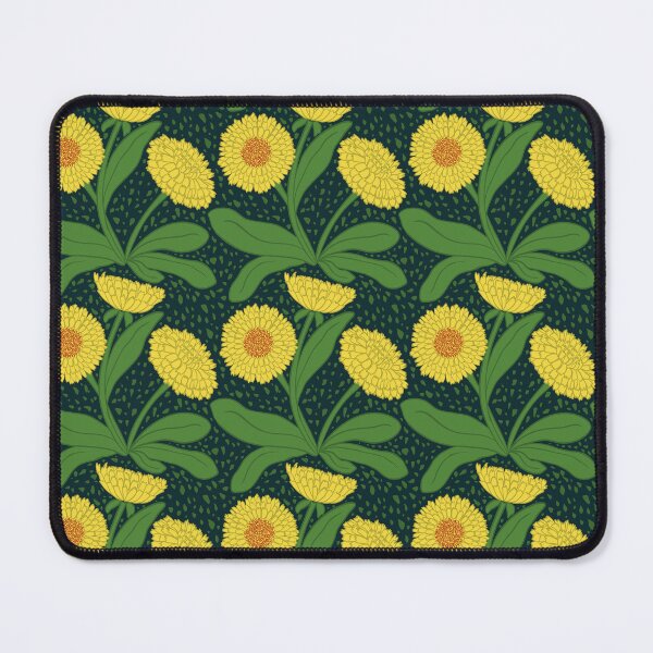 Item preview, Marigolds in green designed and sold by Superdoodledo.