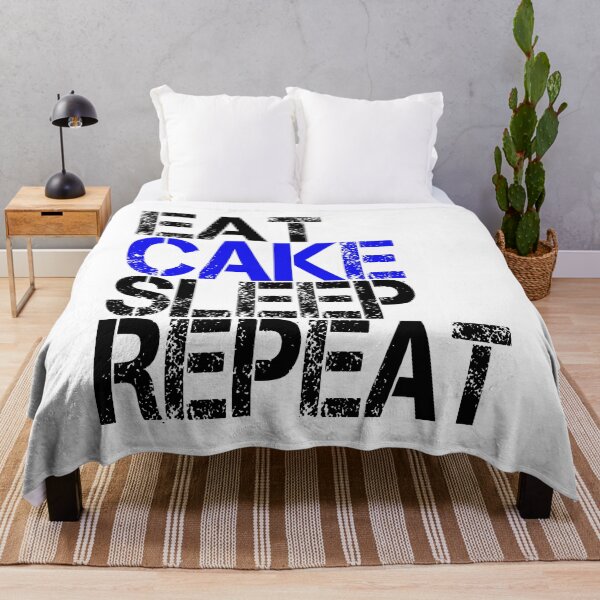 Item preview, Eat Cake Sleep Repeat, Grunge designed and sold by ACC .