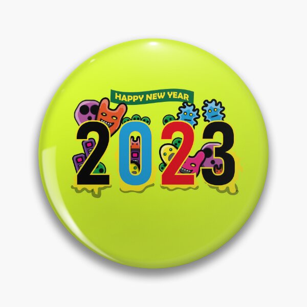 Item preview, Happy new year 2023 - typography design designed and sold by Sweet Bee's.