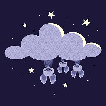 Artwork thumbnail, Dreaming bats by Petits Pixels