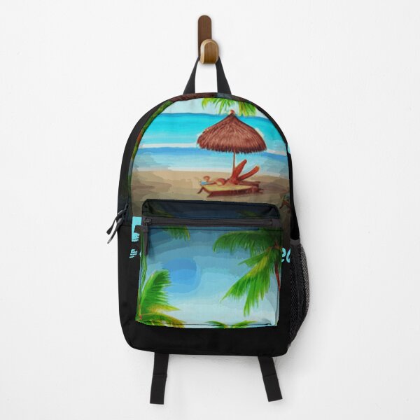 Item preview, BEACH please - Painted Tropical Sunset, Bali Paradise, South Pacific Sunrise designed and sold by Sun Sand & Sea Art.