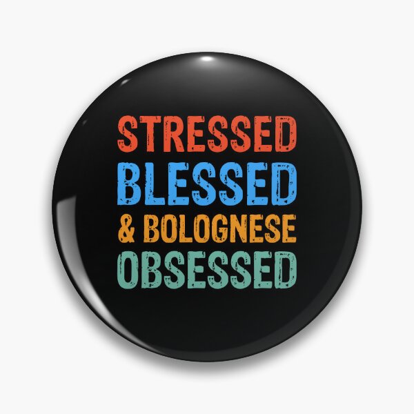 Item preview, Stressed Blessed and Bolognese Obsessed Dog Gift  designed and sold by Guarddogdrive.