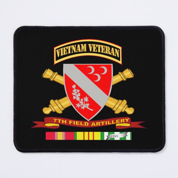 Item preview, Army - 7th Field Artillery w Br - Ribbon VN SVC Vet Tab designed and sold by Military Insignia Products.