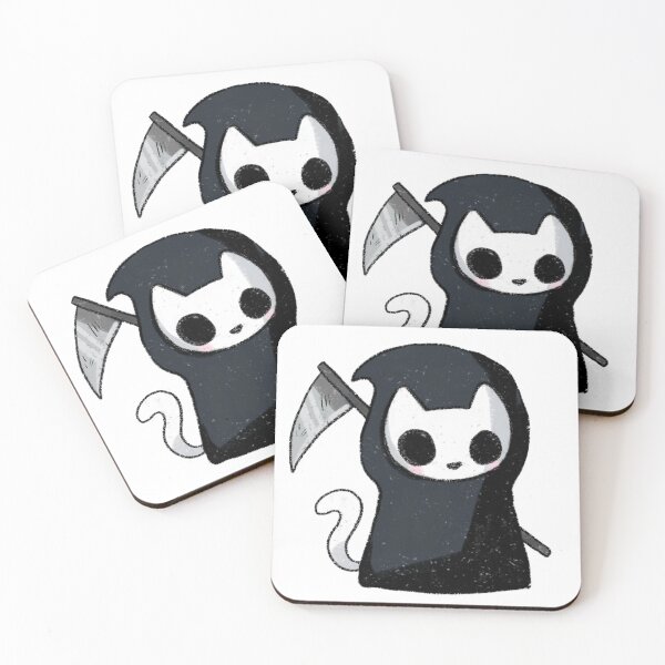 Item preview, Grim reaper cat drawing  designed and sold by Mayarart.