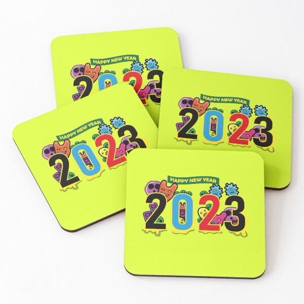 Item preview, Happy new year 2023 - typography design designed and sold by Sweet Bee's.
