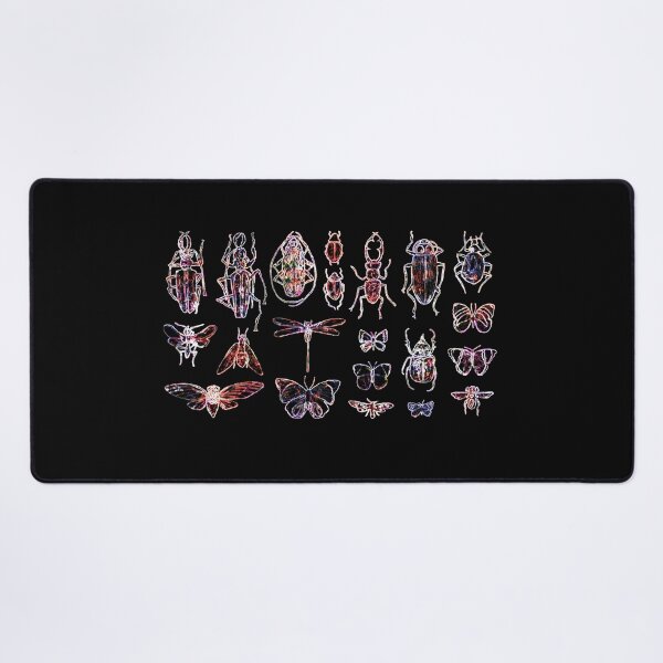 Item preview, insects on dark - abstract watercolour bugs pattern t-shirt designed and sold by ismdesigner.
