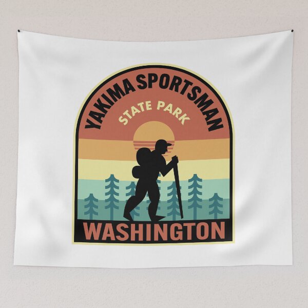 Item preview, Yakima Sportsman State Park Washington Retro Hiking designed and sold by HalpinDesign.