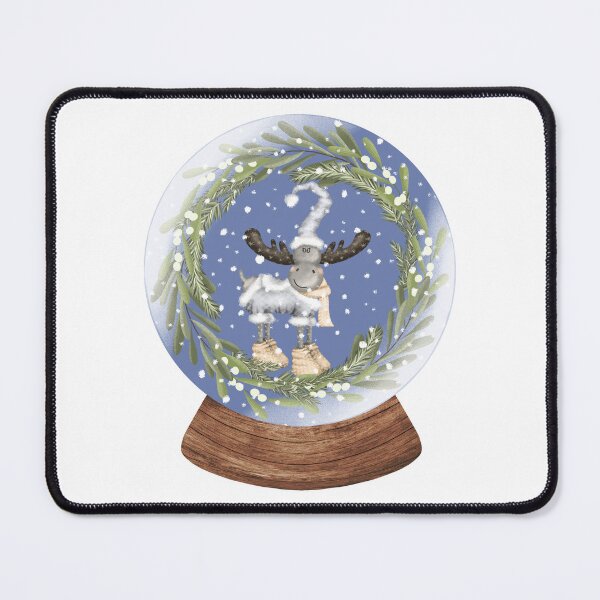 Item preview, Snow Globe Winter Wonderland Reindeer 2 designed and sold by TasimaDesign.