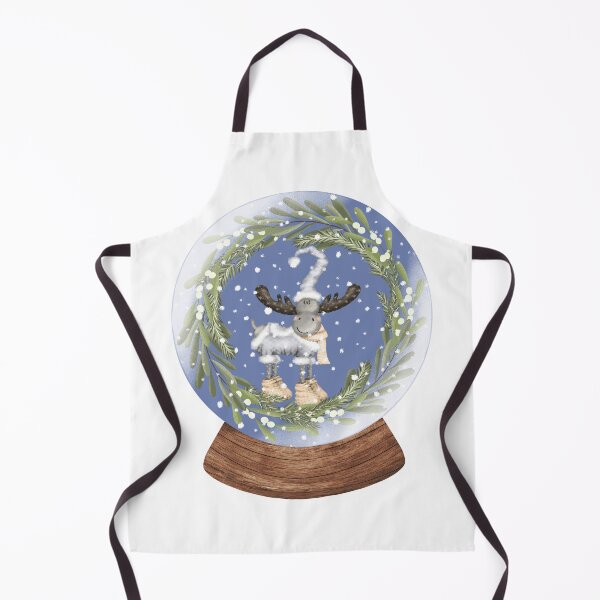 Item preview, Snow Globe Winter Wonderland Reindeer 2 designed and sold by TasimaDesign.