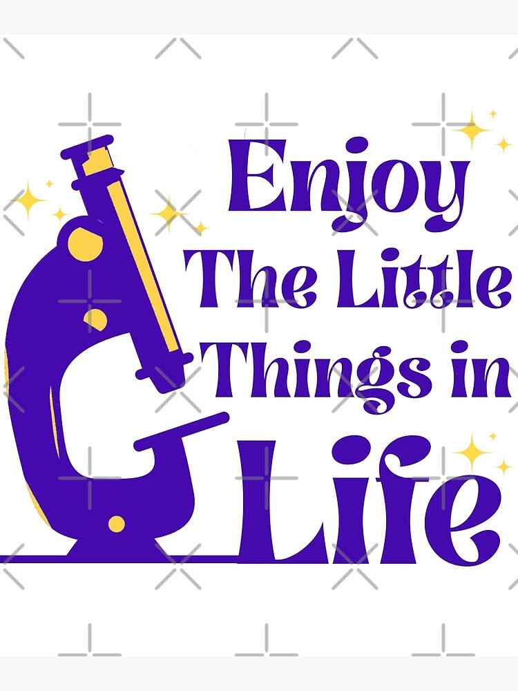 "funny microscope, microbiologists biology nerd science lab" Poster for