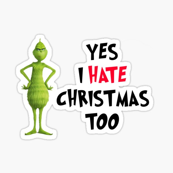 The Grinch Sticker for Sale by pofrstudios