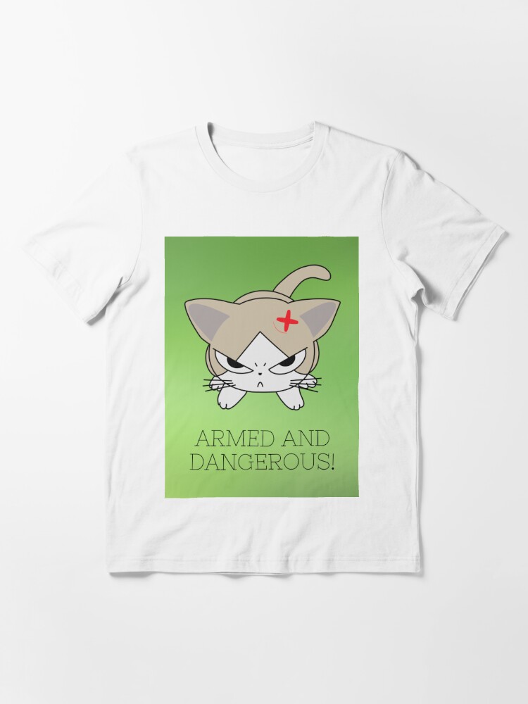 armed and dangerous cat | Essential T-Shirt