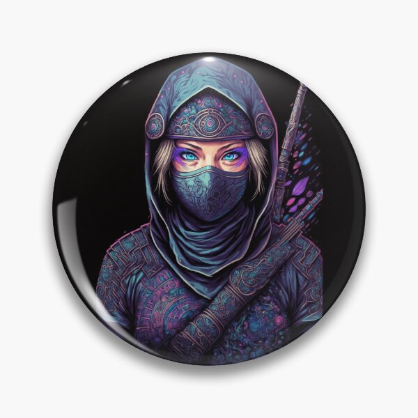 Artikelvorschau, NINJA GIRL Midjourney AI Artwork entworfen und verkauft von davidjulie.