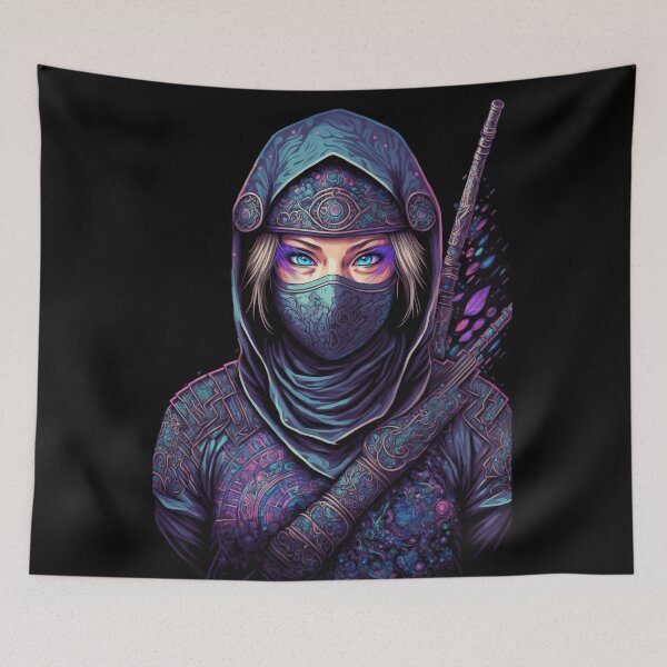 Item preview, NINJA GIRL Midjourney AI Artwork designed and sold by davidjulie.