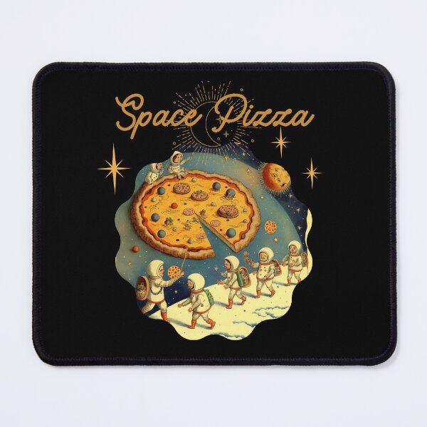 Item preview, Fantasy on the theme of Pizza in space Vintage comics Space Pizza designed and sold by GorinART.