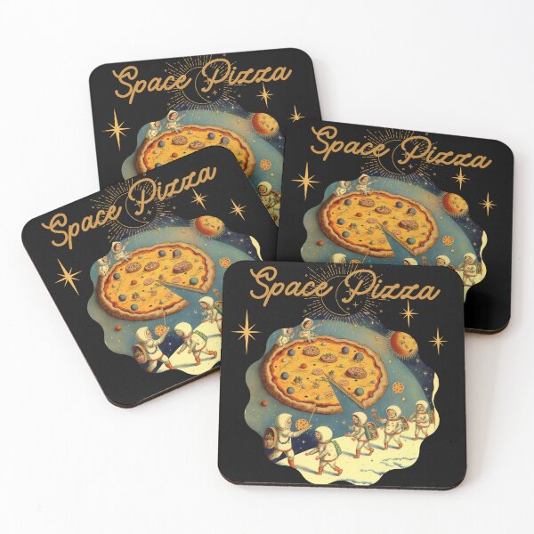 Item preview, Fantasy on the theme of Pizza in space Vintage comics Space Pizza designed and sold by GorinART.