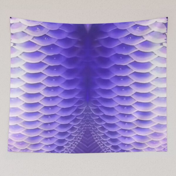 Item preview, Purple Arowana Scale Pattern  designed and sold by Artistability.