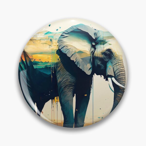 Item preview, Abstract Elephant 2 designed and sold by Standard Deviation Co.