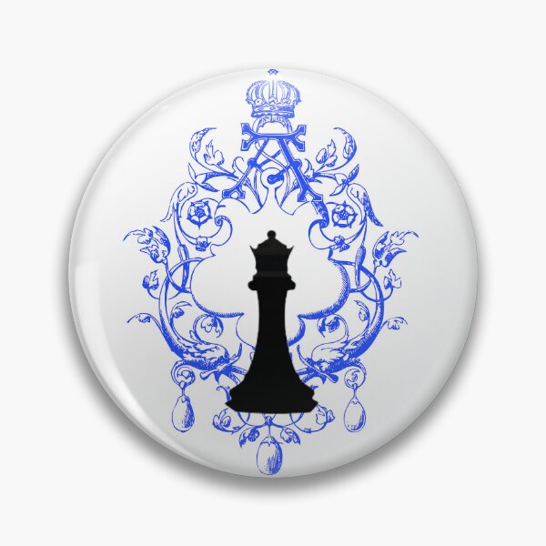 Item preview, Medallion of Her Majesty the Black Chess Queen designed and sold by Silva-Sol.