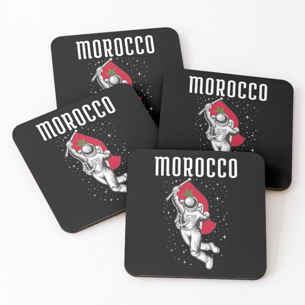 Item preview, Astronaut with Moroccan Flag Gift Soccer Team For Morocco Fans - Astronaut  designed and sold by ollalla.