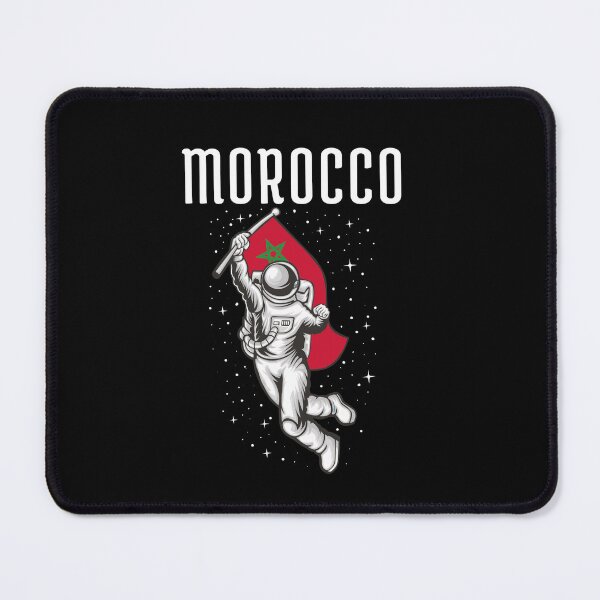 Item preview, Astronaut with Moroccan Flag Gift Soccer Team For Morocco Fans - Astronaut  designed and sold by ollalla.