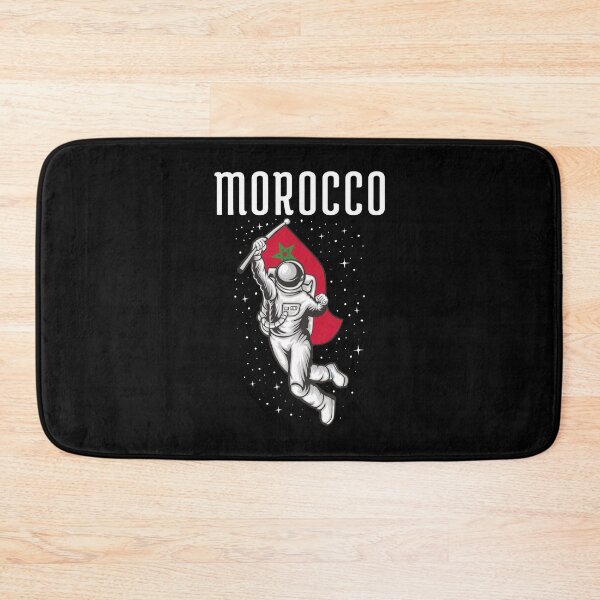 Item preview, Astronaut with Moroccan Flag Gift Soccer Team For Morocco Fans - Astronaut  designed and sold by ollalla.