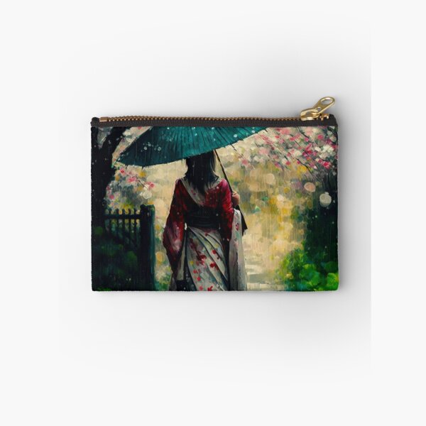 Item preview, Japanese girl walking in the rain  designed and sold by Mirochan80.