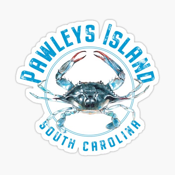 Item preview, Pawleys Island South Carolina Blue Crab Design designed and sold by Futurebeachbum.