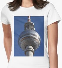 TV tower Berlin Women's Fitted T-Shirt