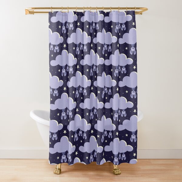 Dreaming bats Shower Curtain