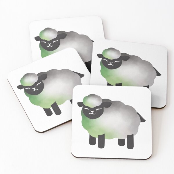 Item preview, Happy Glowstick Sheep designed and sold by cloudysheepart.