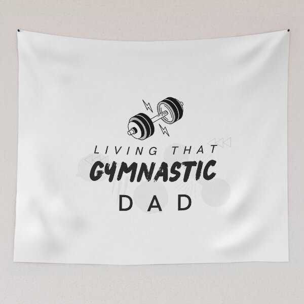 Item preview, Living that gymnastic Dad | Gymnastic quotes funny designed and sold by Shambusiness.