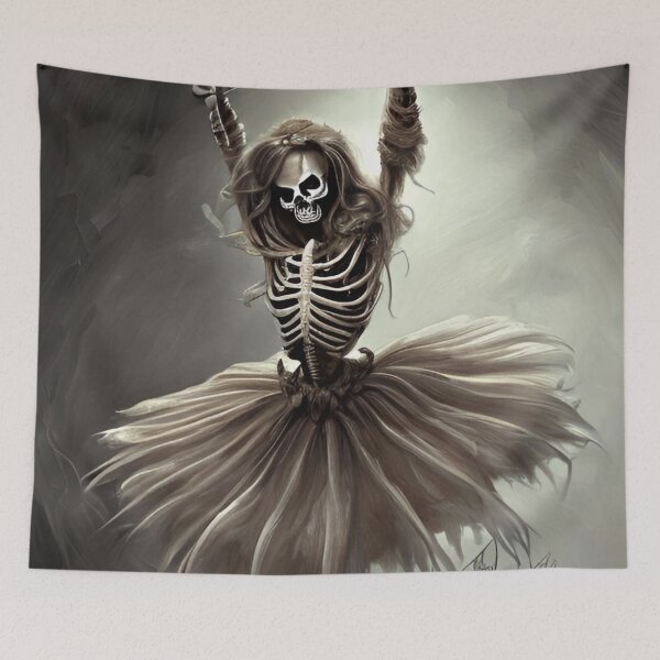 Item preview, Gothic Dancing Ballet Skeleton  designed and sold by ShopSunday.