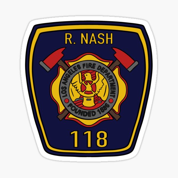 Item preview, Station 118 LAFD Badge | 911 Bobby Nash designed and sold by icantdrawfaces.